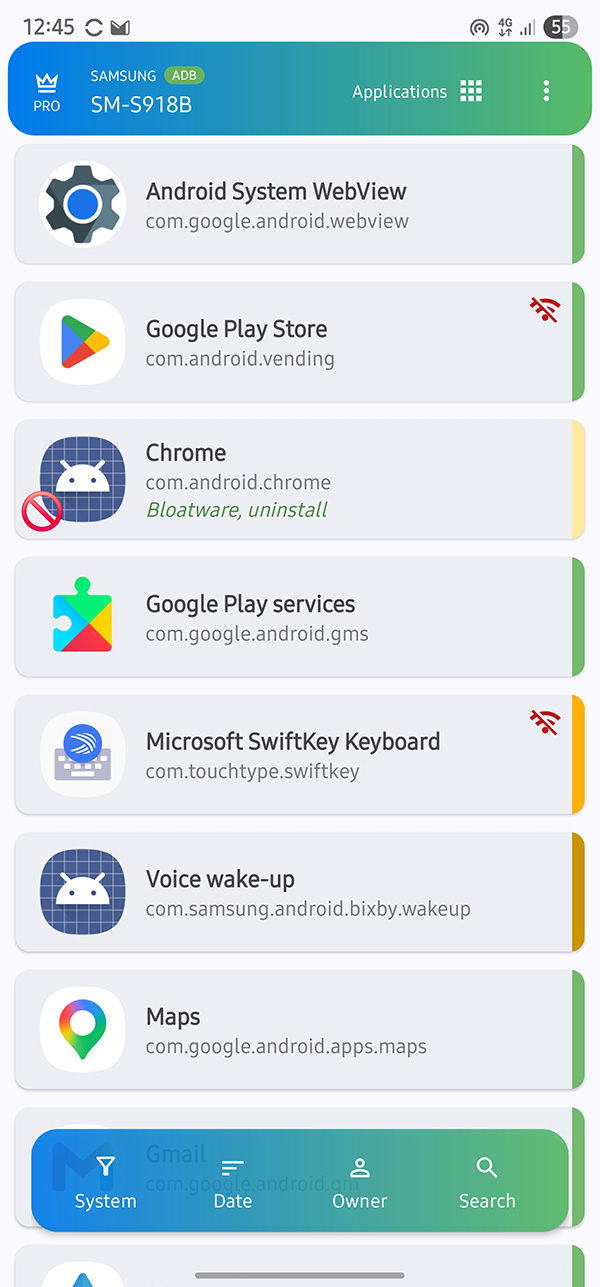 App manager without Shizuku needed